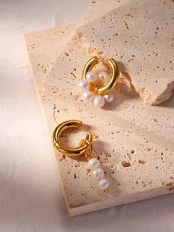 COMMENSE Pearl of Joy Drop Earrings* Earrings|Accessories