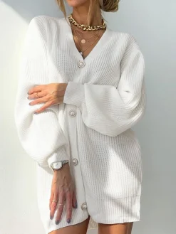 COMMENSE Pearl Of Joy Oversized Cardigan* Cardigans|Sweaters & Cardigans