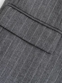COMMENSE Pinstripe Lapel Blazer* Outerwear|Blazers