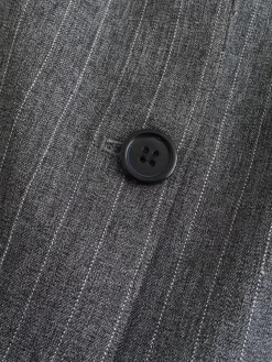 COMMENSE Pinstripe Lapel Blazer* Outerwear|Blazers