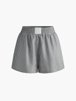 COMMENSE Pinstripe Thin Shorts* Shorts|Bottoms