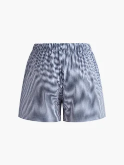 COMMENSE Plaid Lace Up Shorts Set* Shorts Sets|Shorts