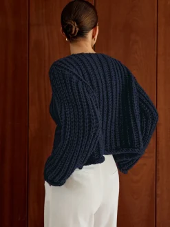 COMMENSE Plain Button Knit Cardigan* Cardigans|Sweaters & Cardigans