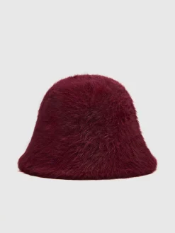 COMMENSE Plain Rabbit Fur Bucket Hat* Hair Claws & Hats|Accessories