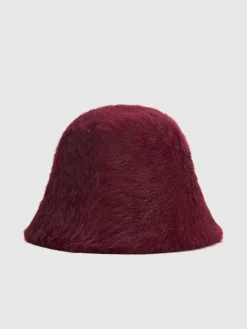 COMMENSE Plain Rabbit Fur Bucket Hat* Hair Claws & Hats|Accessories
