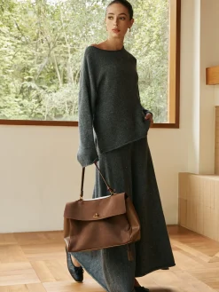 COMMENSE Plain Sequins Shift Sweater Co-ords* Sweater Tops|Sweaters & Cardigans
