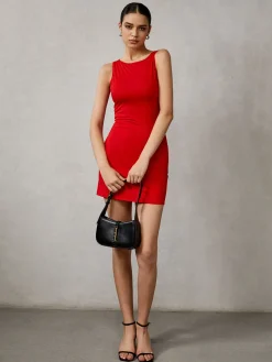COMMENSE Plain Sleeveless Short Dress* Casual Dresses|Summer Dresses