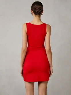 COMMENSE Plain Sleeveless Short Dress* Casual Dresses|Summer Dresses