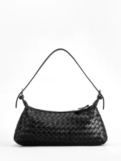COMMENSE Plain Woven Buckle Shoulder Bag* Bags|Accessories