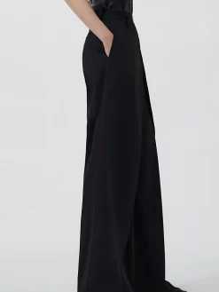 COMMENSE Plain Zipper Design Pants* Pants|Bottoms