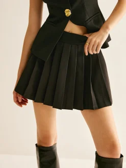 COMMENSE Pleated Mini Skirt* Skirts|Matching Sets