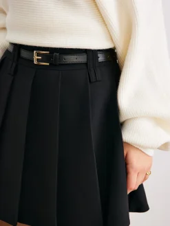 COMMENSE Pleated Mini Skirt Without Belt* Skirts|Bottoms