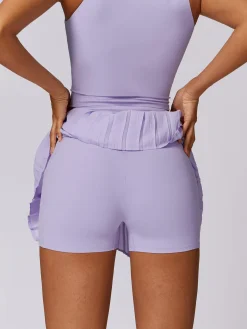 COMMENSE Pleated Pockets Active Skirt* Skirts|Activewear
