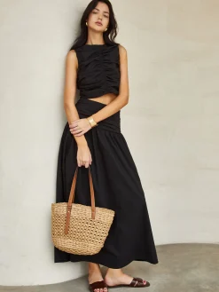 COMMENSE Pleated Skirt Set* Skirt Sets|Long Sleeve Sets