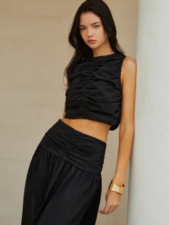 COMMENSE Pleated Skirt Set* Skirt Sets|Long Sleeve Sets