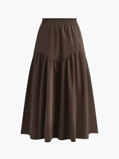 COMMENSE Pleated Umbrella Shape Skirt* Skirts|Bottoms