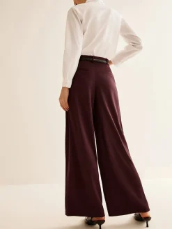 COMMENSE Pleated Wide Leg Pants Without Belt* Wide Leg|Pants