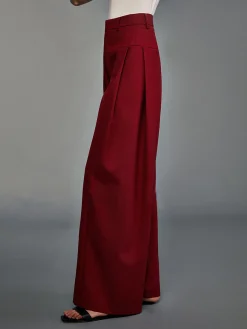 COMMENSE Pleated Wide-Leg Pants* Pants|Bottoms