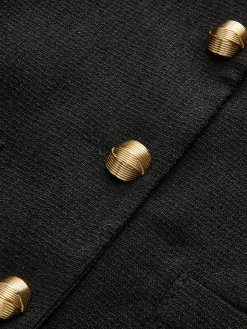 COMMENSE Pockets Golden Button Vest* Vests|Outerwear