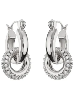 COMMENSE Polished Double Hoop Earrings* Earrings|Accessories
