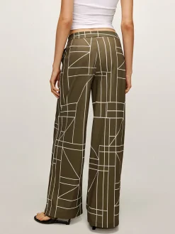 COMMENSE Printed Wide-Leg Pants* Pants|Matching Sets