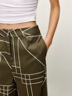 COMMENSE Printed Wide-Leg Pants* Pants|Matching Sets