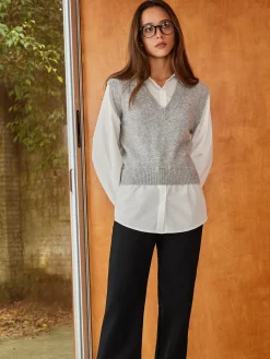 COMMENSE Pullover 2 in 1 Sweater* Sweater Tops|Sweaters & Cardigans