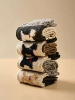 COMMENSE Puppy Pattern Wool Socks* Socks & Tights|Accessories