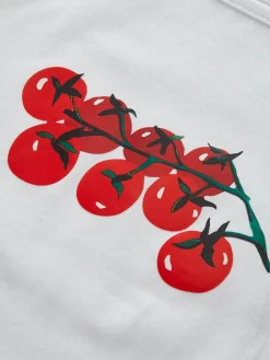 COMMENSE Pure Cotton Fruit Printed T-Shirt* T-shirts|Tops