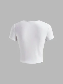 COMMENSE Pure Cotton Fruit Printed T-Shirt* T-shirts|Tops