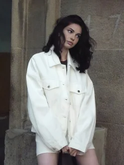COMMENSE Pure Cotton Polo Jacket* Outerwear|Jackets