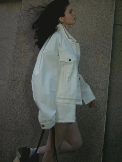 COMMENSE Pure Cotton Polo Jacket* Outerwear|Jackets