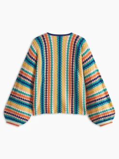 COMMENSE Rainbow Loose Cardigan* Cardigans|Sweaters & Cardigans
