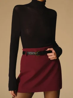 COMMENSE Regular A-Line Mini Skirt Without Belt* Skirts|Matching Sets