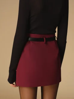COMMENSE Regular A-Line Mini Skirt Without Belt* Skirts|Matching Sets