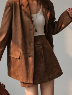 COMMENSE Retro A-Line Mini Skirt* Skirts|Matching Sets