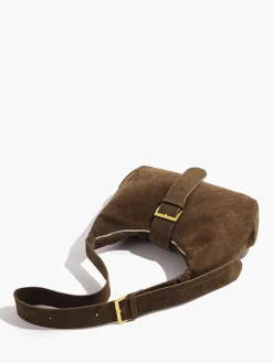 COMMENSE Retro Buckle & Zipper Crescent Bag* Bags|Accessories