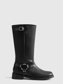 COMMENSE Retro Buckle Knight Boots* Shoes|Accessories