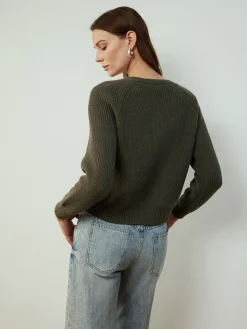 COMMENSE Retro Button Twist Cardigan* Cardigans|Sweaters & Cardigans