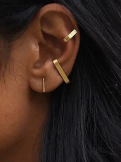 COMMENSE Retro E-Shape Ear Cuff* Earrings|Accessories