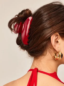 COMMENSE Retro Glossy Hair Claw* Hair Claws & Hats|Accessories