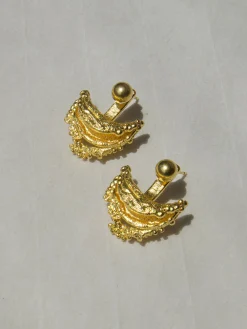 COMMENSE Retro Irregular Curved Stud Earrings* Earrings|Accessories