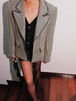 COMMENSE Retro Lapel Button Blazer* Outerwear|Blazers