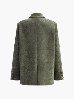 COMMENSE Retro Velvet Blazer* Outerwear|Blazers