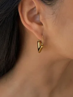 COMMENSE Retro V-Shape Pendant Earrings* Earrings|Accessories