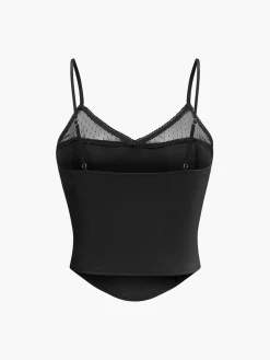 COMMENSE Rhinestone Bow Petite Cami Top* Tank Tops & Camis|Tops