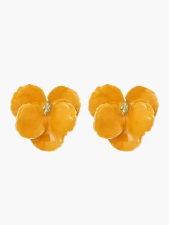 COMMENSE Rhinestone Decor Flower Earrings* Earrings|Accessories