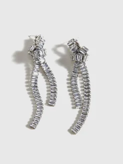 COMMENSE Rhinestone Knotted Tassel Earrings* Earrings|Accessories