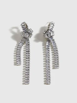 COMMENSE Rhinestone Knotted Tassel Earrings* Earrings|Accessories