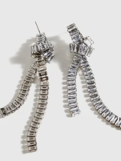 COMMENSE Rhinestone Knotted Tassel Earrings* Earrings|Accessories